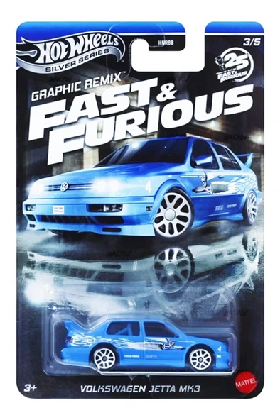 Hot Wheels Silver Series  Fast & Furious Volkswagen Jetta MK3 HNR88 JBY46 ürün görseli 1
