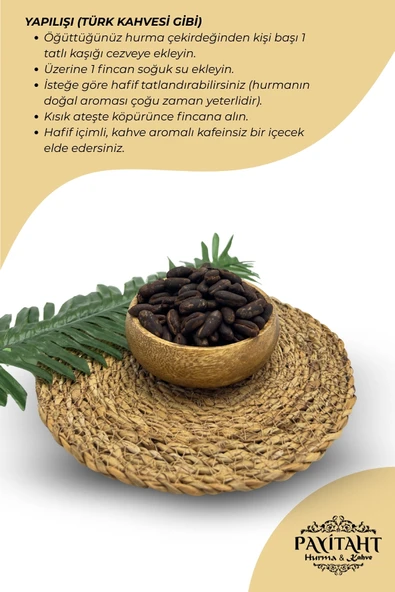 KAVRULMUŞ HURMA ÇEKİRDEĞİ 500 GR - Resim 4