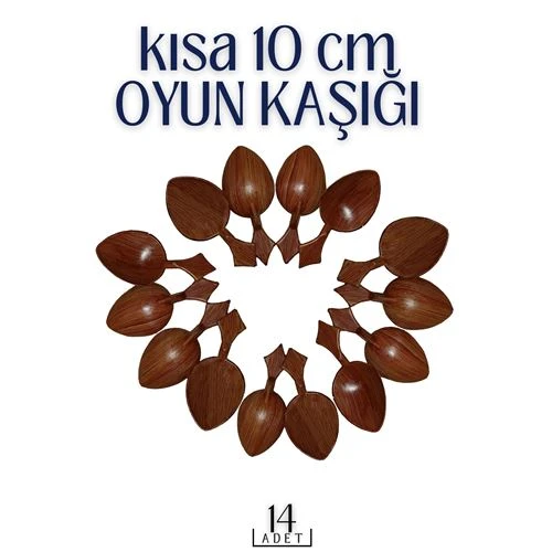 HSNET Kısa Oyun Kaşığı 14 ADET ürün görseli 1