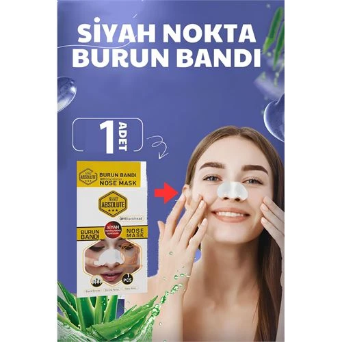 Absolute Burun Siyah Nokta Bandı 1 ADET ürün görseli 1