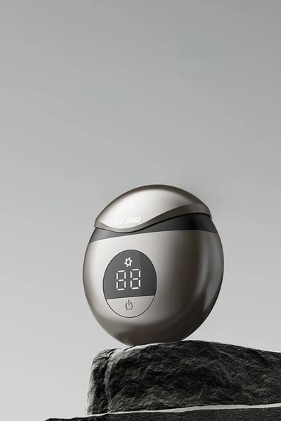 CB-S1 Dijital Şarj Göstergeli Tıraş Makinesi - Gri-(5796) - Resim 2