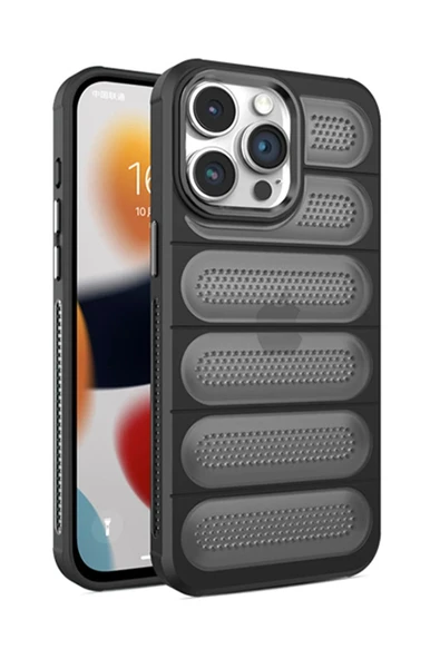 iPhone 14 Pro Kılıf Airmax Silikon Kapak - Siyah-(5796) ürün görseli 1