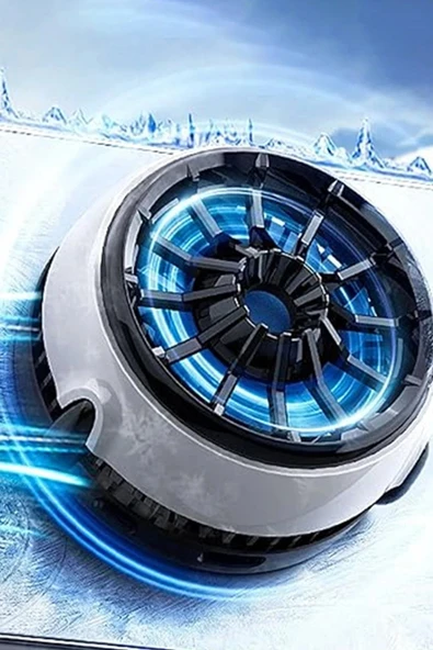 CX03 15W Radyatör Telefon Soğutucu Fan - Siyah-(5796) - Resim 3