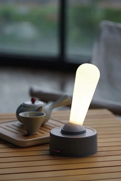 JP-1003 Dekoratif Gece Lambası - Beyaz-(5796) - Resim 4