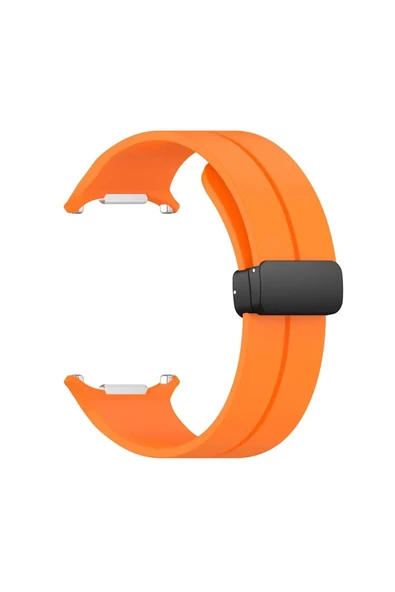 Watch 7 Ultra KR418 Tender Silikon Kordon - Turuncu-(5796) ürün görseli 1