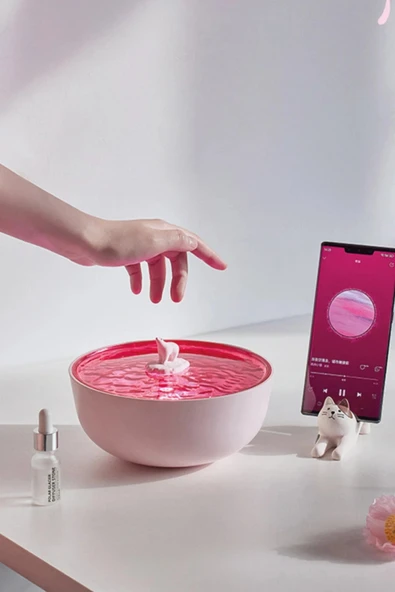 Z5 Arktik Okyanus Temalı BT Kablosuz Hoparlör - Pembe-(5796) - Resim 4