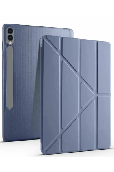 Samsung Galaxy X610 Tab S9 FE Plus 12.4 Kılıf Kalemlikli Mars Tablet Kılıfı - Lila-(5796) ürün görseli 1