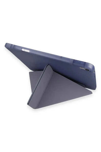 Huawei Honor Pad 9 Kılıf Kalemlikli Mars Tablet Kılıfı - Lila-(5796) - Resim 3