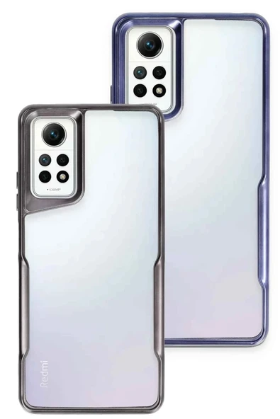 Xiaomi Redmi Note 12 Pro 4G Kılıf Boyi Silikon Kapak - Siyah-(5796) - Resim 3