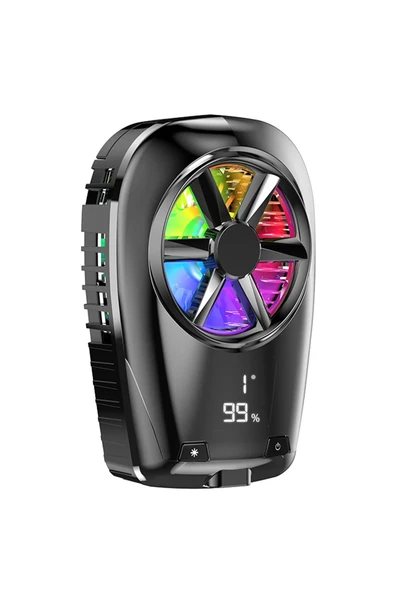 X110 Radyatör Telefon Soğutucu Fan - Siyah-(5796) ürün görseli 1
