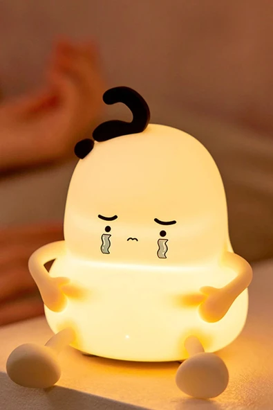 A001 Dekoratif Gece Lambası Üzgün Çocuk-(5796) - Resim 3