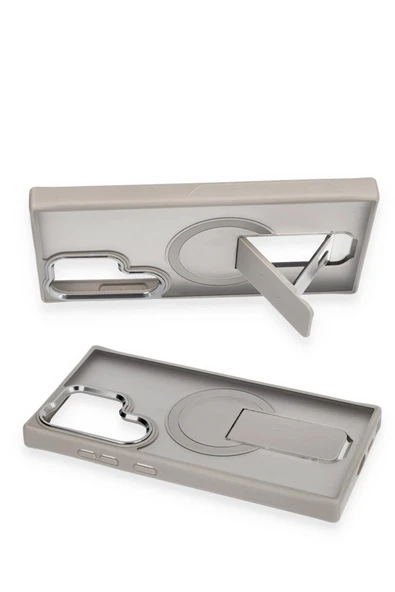 Samsung Galaxy S23 Ultra Tork Magsafe Standlı Kapak - Derin Mor-(5796) - Resim 3