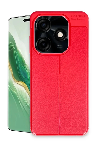 Tecno Spark Go 2024 Kılıf Auto Focus Kapak - Kırmızı-(5796) ürün görseli 1