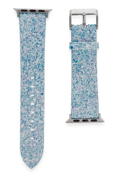 Apple Watch 42mm Starry Taşlı Kordon - Turkuaz-(5796) ürün görseli 1