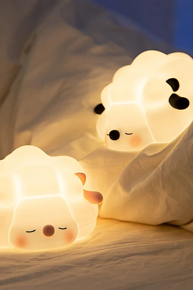 K1156 Dekoratif Gece Lambası Kuzu-(5796) - Resim 4