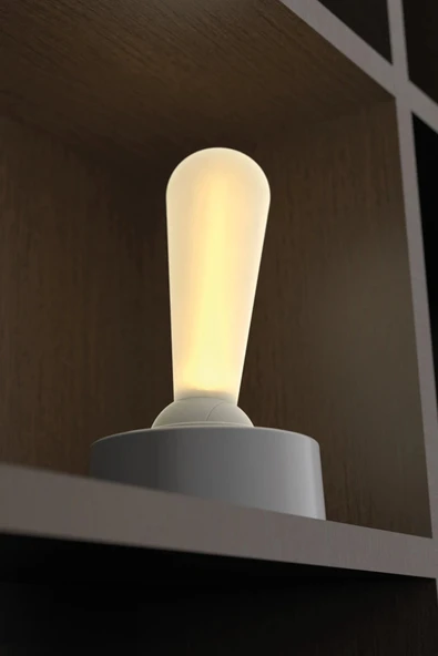 JP-1003 Dekoratif Gece Lambası - Beyaz-(5796) - Resim 5