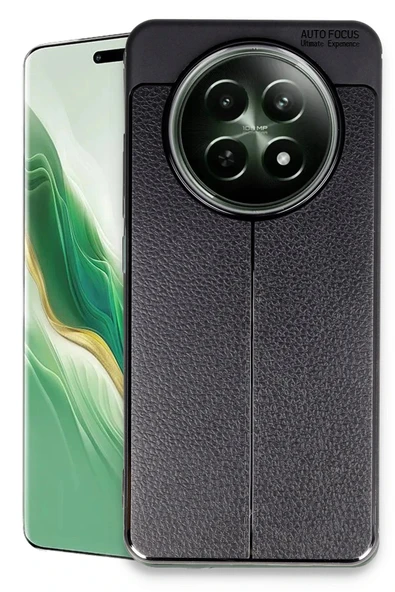 Realme 12 5G Kılıf Auto Focus Kapak - Siyah-(5796) ürün görseli 1
