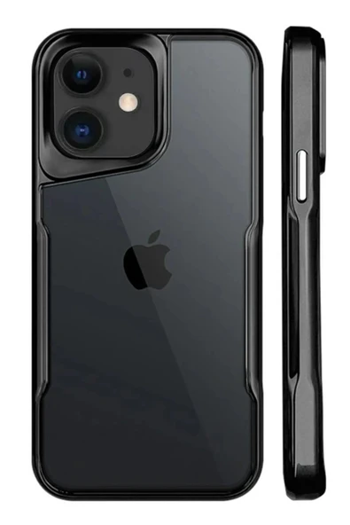 iPhone 11 Kılıf Boyi Silikon Kapak - Siyah-(5796) - Resim 2