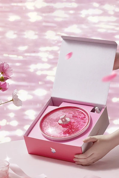 Z5 Arktik Okyanus Temalı BT Kablosuz Hoparlör - Pembe-(5796) - Resim 2