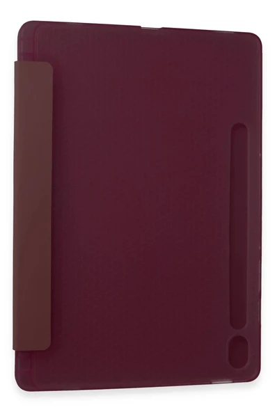Samsung Galaxy Tab A9 Kılıf Kalemlikli Mars Tablet Kılıfı - Mor-(5796) - Resim 2