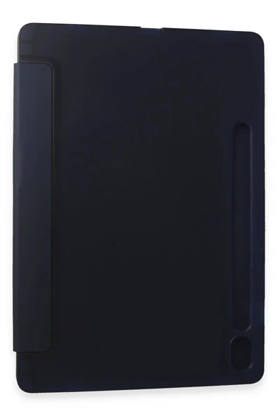 Samsung Galaxy Tab A9 Kılıf Kalemlikli Mars Tablet Kılıfı - Lacivert-(5796) - Resim 2