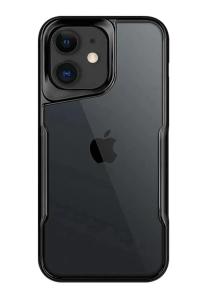 iPhone 11 Kılıf Boyi Silikon Kapak - Siyah-(5796) ürün görseli 1