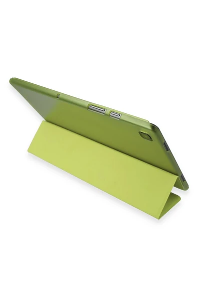 iPad 2022 10.9 (10.nesil) Kılıf Tablet Smart Kılıf - Açık Yeşil-(5796) - Resim 3