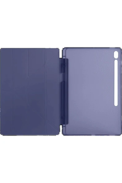 iPad Pro 13 (2024) Kılıf Kalemlikli Hugo Tablet Kılıfı - Lacivert-(5796) ürün görseli 1