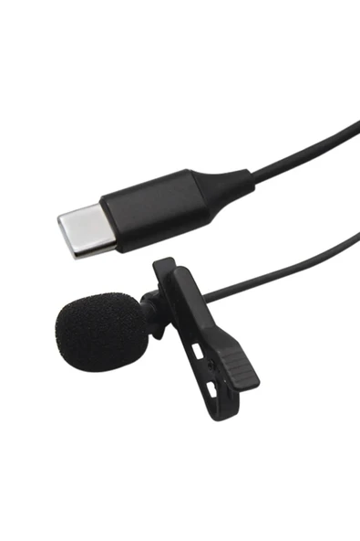 Type-C 2 Metre Double Mikrofon - Siyah-(5796) - Resim 5