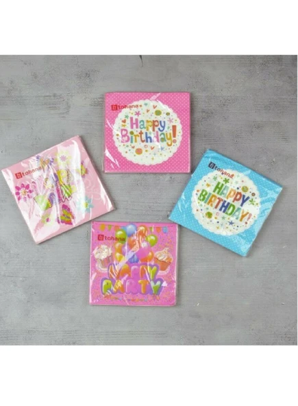 Tohana 76495 Kağıt Peçete 20li (Doğum Günü) - Resim 2