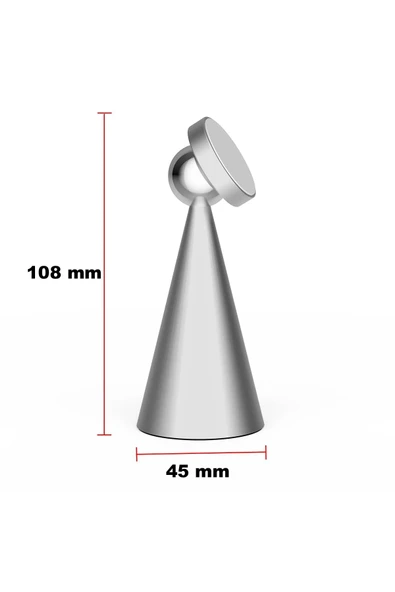 WS01 Magnetli Holder - Gümüş-(5796) - Resim 3