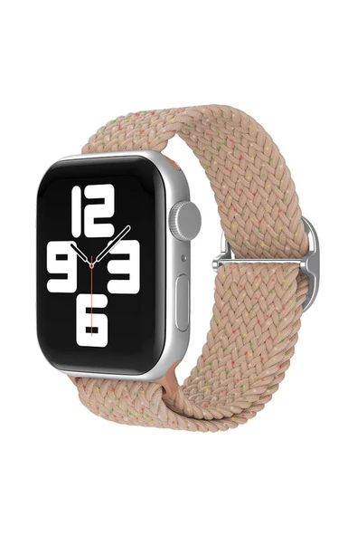 Apple Watch 42mm Star Kordon - Benekli Pudra-(5796) ürün görseli 1
