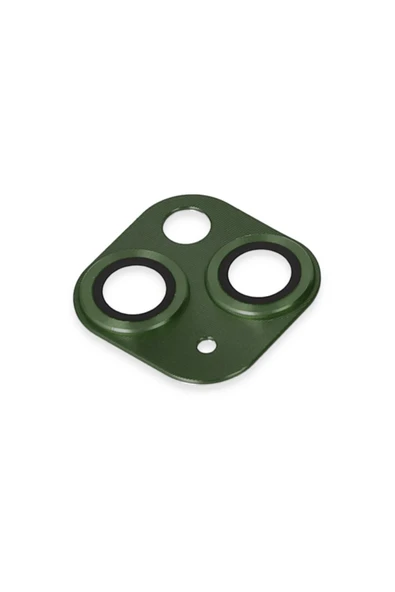 iPhone 13 Pers Alüminyum Kamera Lens - Yeşil-(5796) - Resim 4
