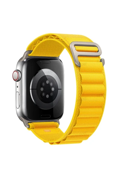 Apple Watch 38mm Mountain Kordon - Sarı-(5796) ürün görseli 1