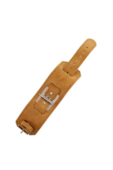 Apple Watch 42mm NL17 Deri Kordon - Taba-(5796) ürün görseli 1