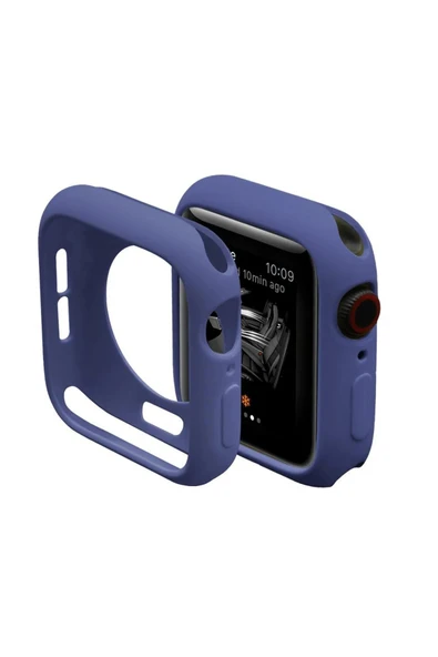 Apple Watch 38mm Silikon Alt Kasa - Mavi-(5796) ürün görseli 1