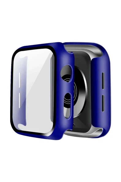 Apple Watch 38mm Camlı Kasa Ekran Koruyucu - Lacivert-(5796) ürün görseli 1