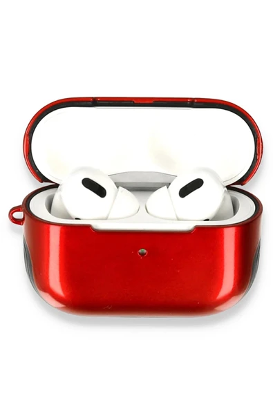 Airpods Pro (1.nesil) 3in1 Kılıf - Kırmızı-(5796) ürün görseli 1