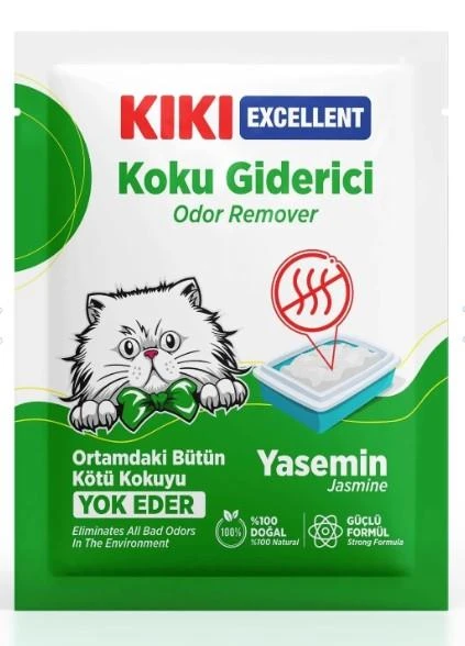 Kiki Excellent Kedi Kumu Koku Giderici -Yasemin Kokulu 25 gr ürün görseli 1