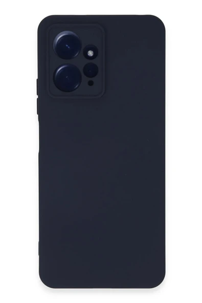 Xiaomi Redmi Note 12 4G Kılıf Nano içi Kadife Silikon - Lacivert-(5796) ürün görseli 1