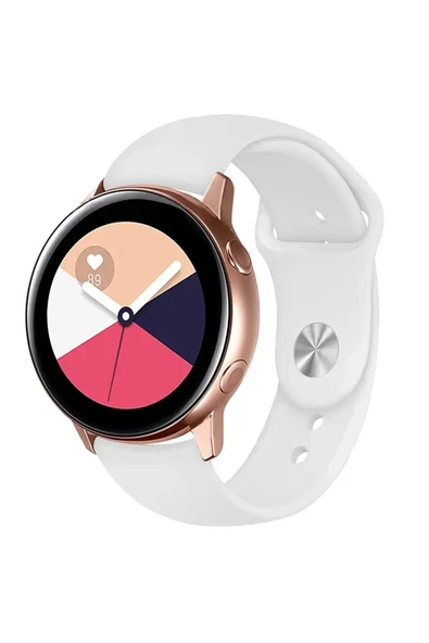 Watch 22mm Klasik Kordon - Beyaz-(5796) ürün görseli 1