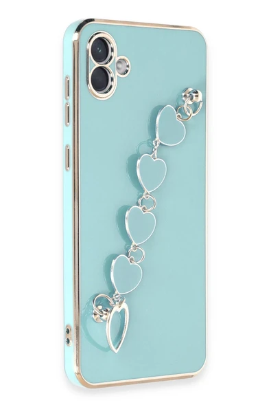 Samsung Galaxy A04E Kılıf Esila Silikon - Su Yeşili-(5796) - Resim 2