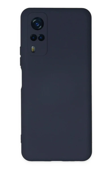 Vivo Y53S Kılıf Nano içi Kadife Silikon - Lacivert-(5796) ürün görseli 1