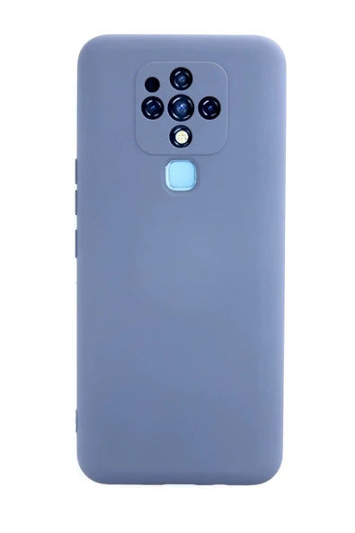 Tecno Camon 16 Kılıf Nano içi Kadife Silikon - Gri-(5796) ürün görseli 1