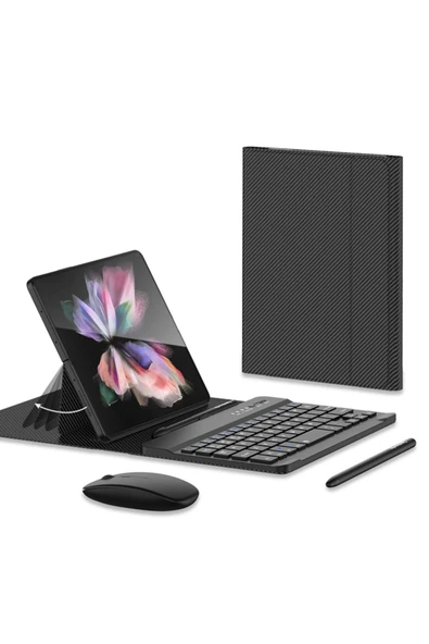 Universal Universal Kılıf Fold Klavye - Karbon Siyah-(5796) ürün görseli 1