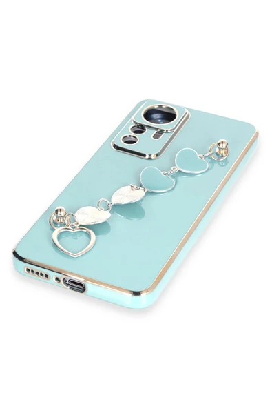 Xiaomi Mi 12T Pro Kılıf Esila Silikon - Su Yeşili-(5796) - Resim 4