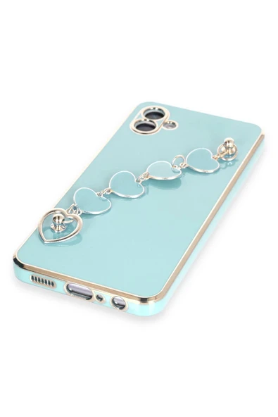 Samsung Galaxy A04E Kılıf Esila Silikon - Su Yeşili-(5796) - Resim 4