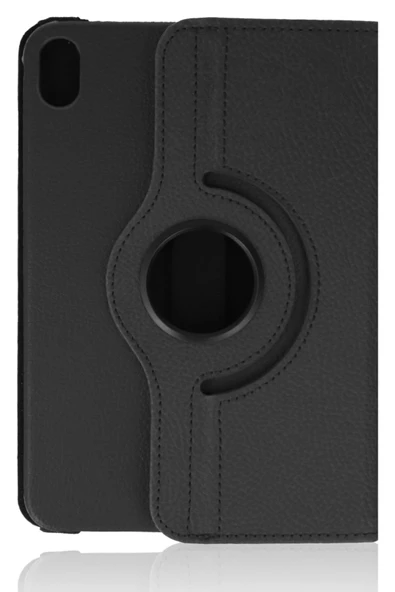 iPad Mini 6 Kılıf 360 Tablet Deri Kılıf - Siyah-(5796) - Resim 2