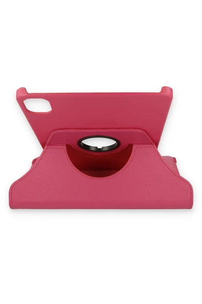 Xiaomi Mi Pad 5 11 Kılıf 360 Tablet Deri Kılıf - Pembe-(5796) - Resim 2