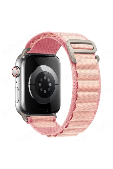 Apple Watch 42mm Mountain Kordon - Pembe-(5796) ürün görseli 1